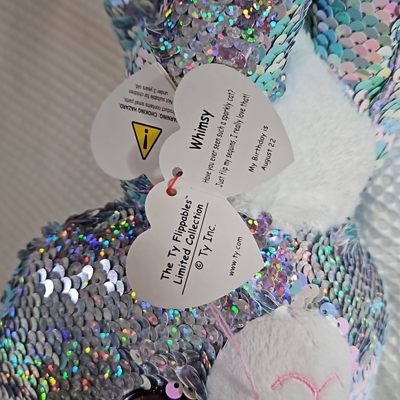 TY FLIPPABLES-WIMSY THE CAT - Picture 6 of 7